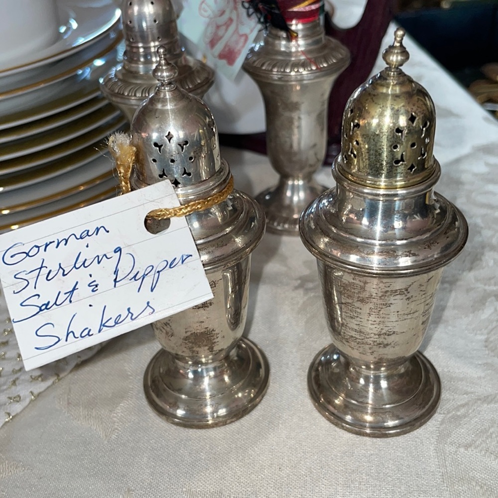 Gorman Sterling Salt & Pepper Shakers